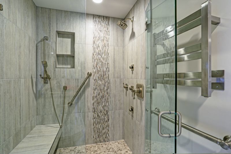 Open Concept Walk-In Shower